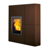 Pelletofen Edilkamin Blade 12++ Evo 12,1 kW - Ausführung: Stahl Bronze